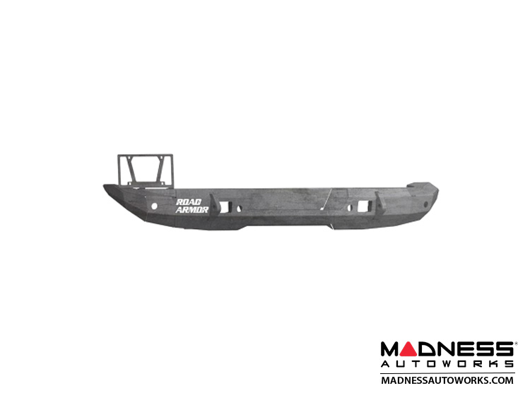 Jeep Wrangler JL Stealth Rear Non-Winch Bumper - Mid Width - Raw Steel 